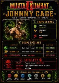 MK 2 Arcade -Johny Cage-
